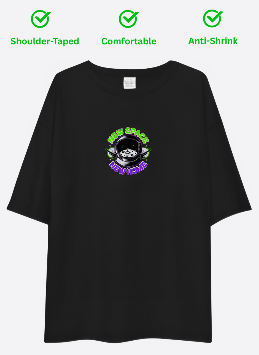 Unisex Oversized T-Shirt Drop Shoulder