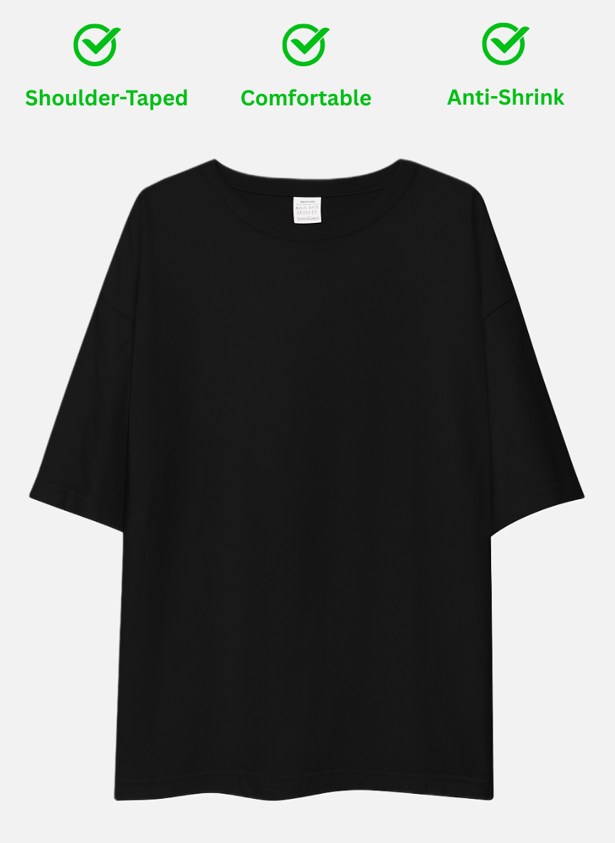 Unisex Oversized T-Shirt Drop Shoulder