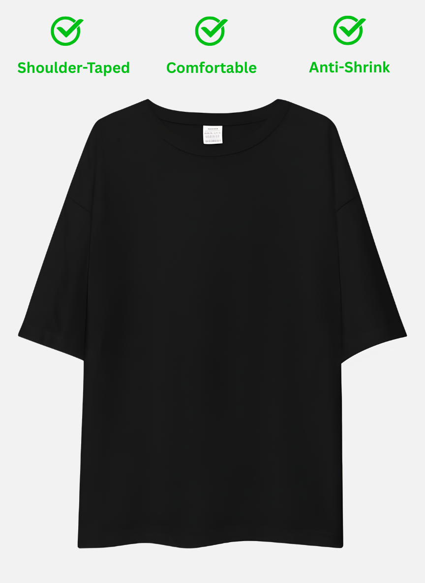 Unisex Oversized T-Shirt Drop Shoulder