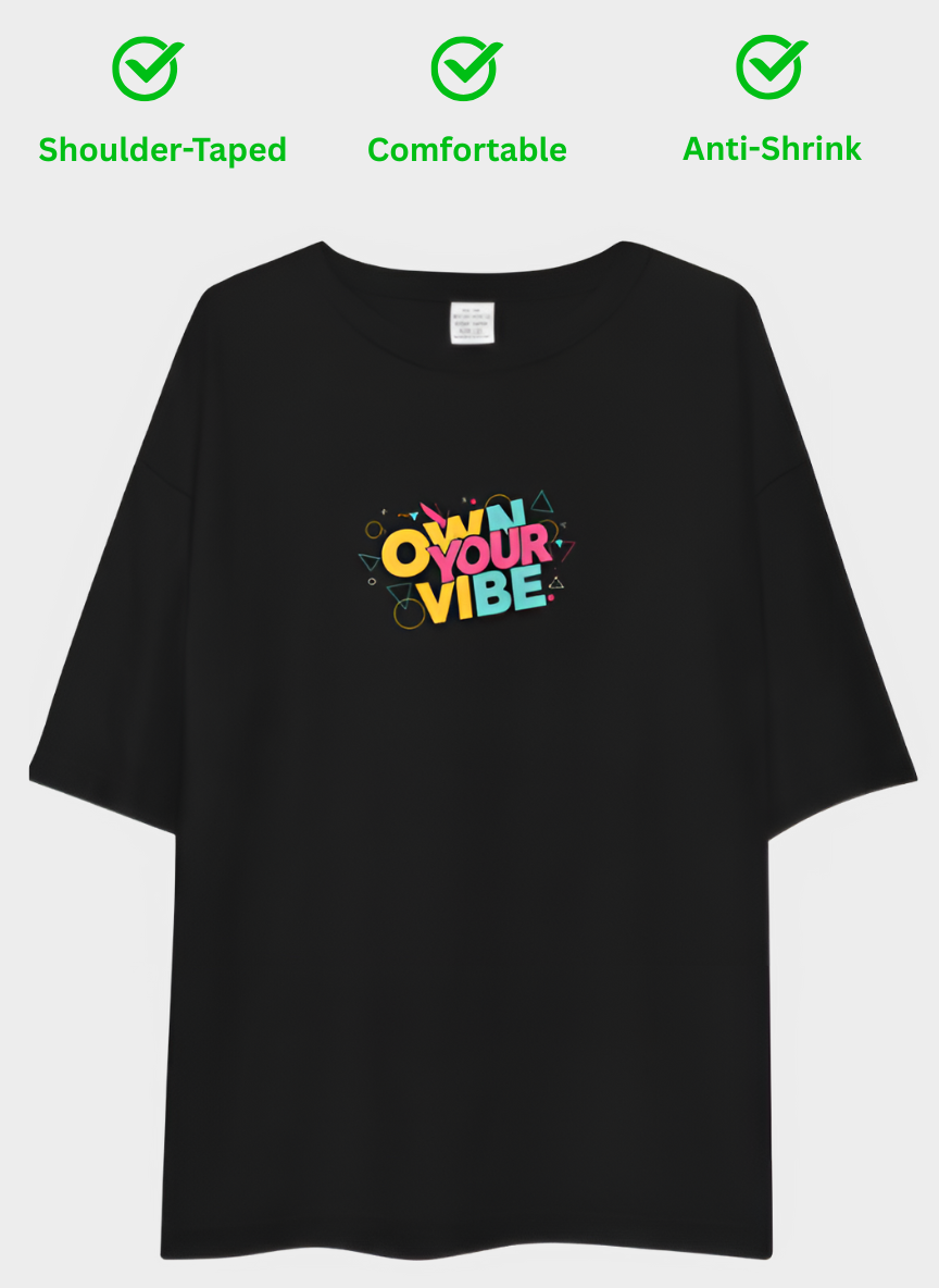 Unisex Oversized T-Shirt Drop Shoulder