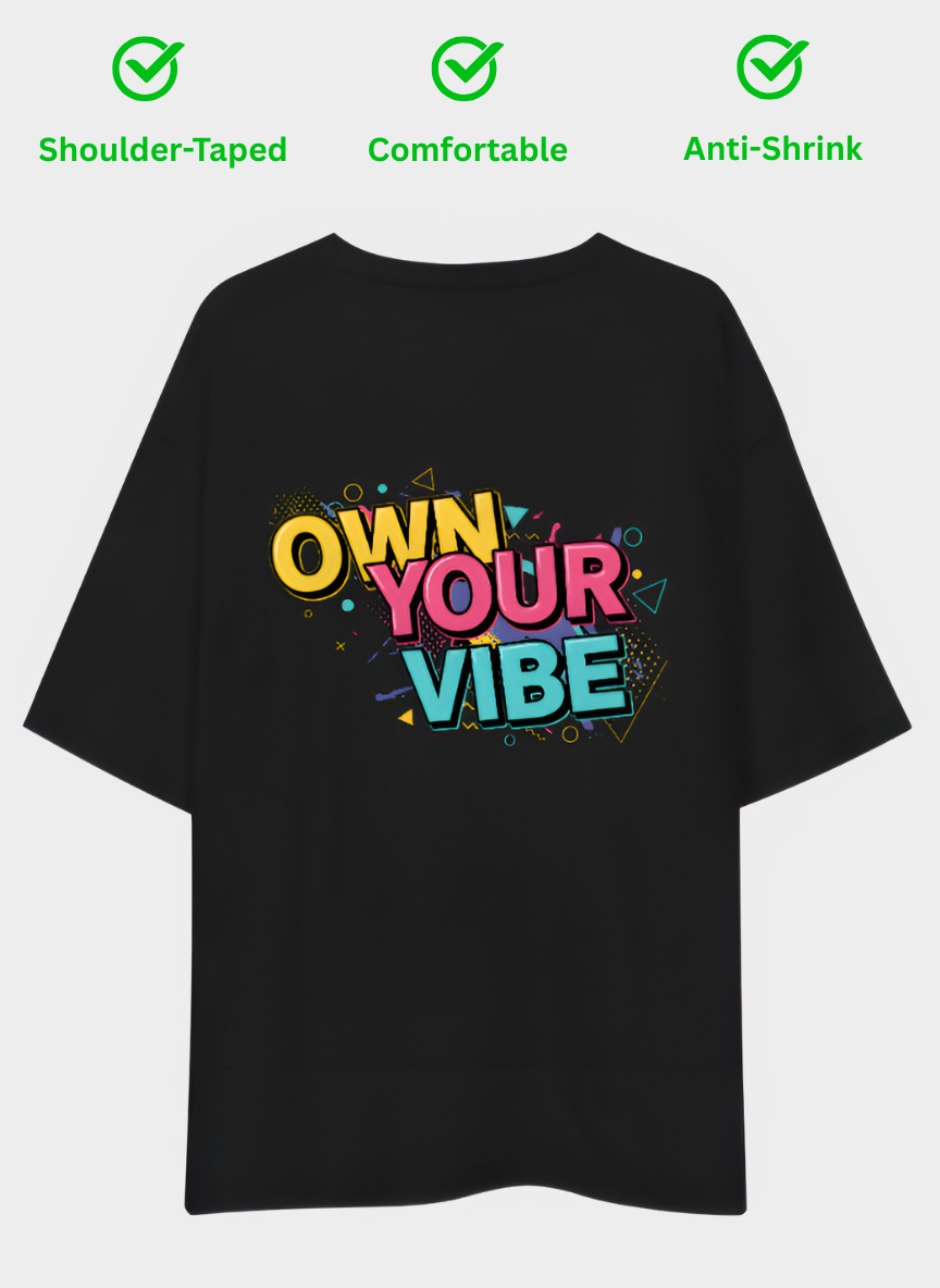 Unisex Oversized T-Shirt Drop Shoulder