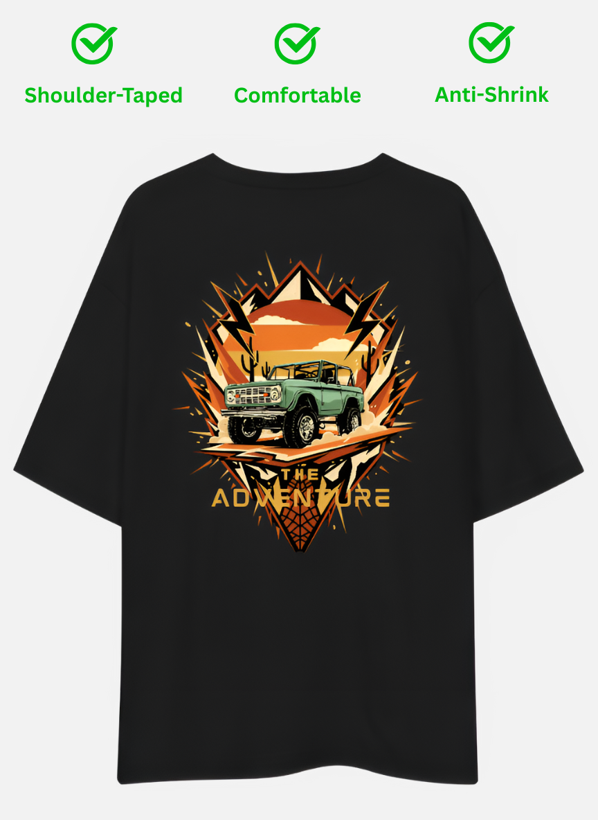 Unisex Oversized T-Shirt Drop Shoulder