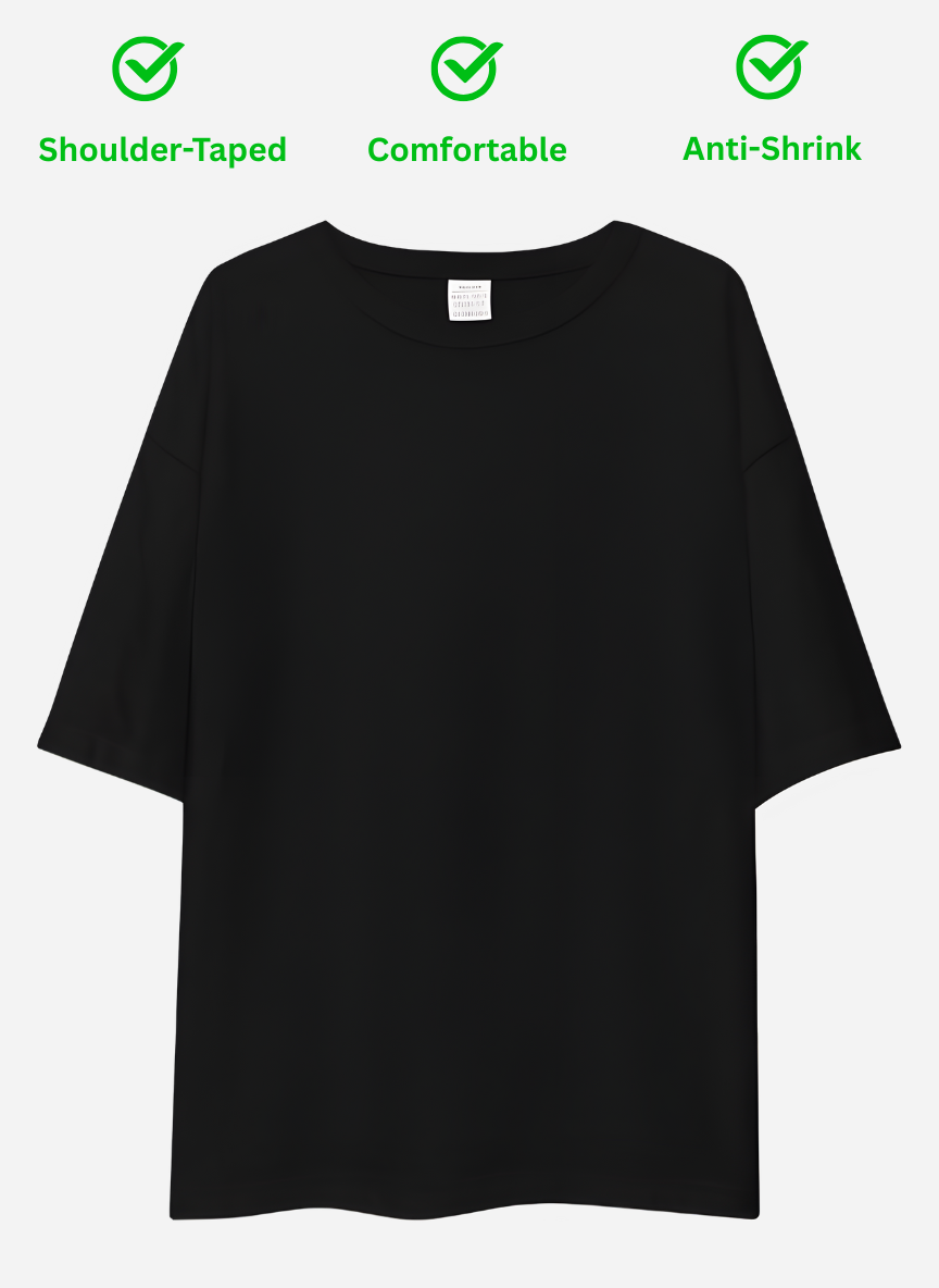 Unisex Oversized T-Shirt Drop Shoulder