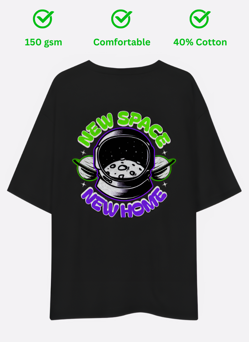 Unisex Oversized T-Shirt Drop Shoulder
