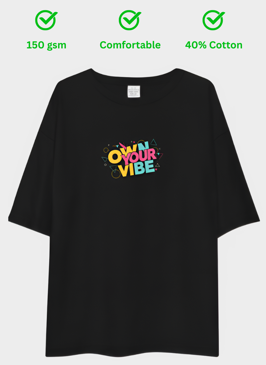 Unisex Oversized T-Shirt Drop Shoulder